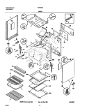 BODY Diagram and Parts List for FGF366CQB  Frigidaire Range