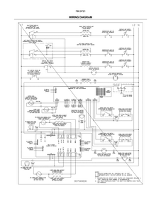 Wiring Diagram Diagram and Parts List for 79097219412  Kenmore Range