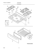 Part Location Diagram of 316403429 Frigidaire PANEL-DRAWER