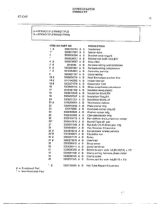 Ice Maker Parts & Installation Parts Page 14 Diagram and Parts List for FPWW21TP  Frigidaire Refrigerator