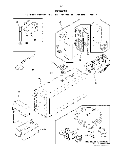 Ice maker Diagram and Parts List for 2537034341J  Kenmore Refrigerator