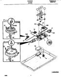 BURNER Diagram and Parts List for FGC6X9XECD  Frigidaire Cooktop