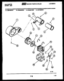 BLOWER AND DRIVE PARTS Diagram and Parts List for DGA700F1W  Kelvinator Dryer