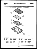 BROILER DRAWER PARTS Diagram and Parts List for REG438QMA4  Frigidaire Range