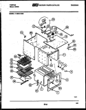 BODY PARTS Diagram and Parts List for 11-5969-00-03  Tappan Wall Oven