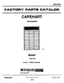 COVER Diagram and Parts List for CDH13E2  Frigidaire Dehumidifier