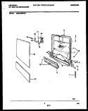 Part Location Diagram of 154132501 Frigidaire LATCH