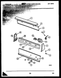 CONSOLE AND CONTROL PARTS Diagram and Parts List for WDH2  Frigidaire Washer