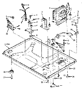 Microwave Parts Diagram and Parts List for 5648988310  Kenmore Microwave