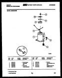 COMPRESSOR PARTS Diagram and Parts List for AM09C5EWB  Gibson Air Conditioner