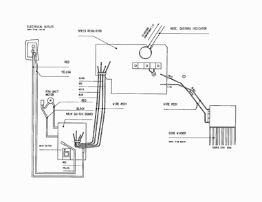 Wiring Diagram Diagram and Parts List for EL6988A  Electrolux Canister Vacuum