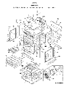 Lower oven Diagram and Parts List for 79049529316  Kenmore Wall Oven