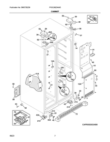 Part Location Diagram of 218249810 Frigidaire SEAL COIL