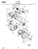 CONTROL DRIVE Diagram and Parts List for FRS24WPBD1  Frigidaire Refrigerator