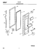 REFRIGERATOR DOOR Diagram and Parts List for GRS20ZRHW7  Gibson Refrigerator