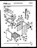 CABINET PARTS Diagram and Parts List for LCE852LW1  Frigidaire Washer Dryer Combo