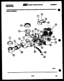 MOTOR PUMP PARTS Diagram and Parts List for DWU6025W2  Kelvinator Dishwasher