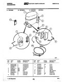 COMPRESSOR Diagram and Parts List for GDH50E1  Frigidaire Dehumidifier
