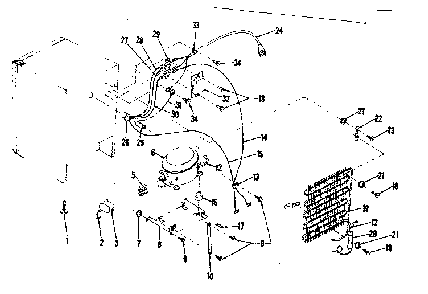 Unit Parts Diagram and Parts List for 1268916081  Kenmore Refrigerator