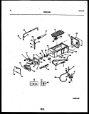 ICE MAKER AND INSTALLATION PARTS Diagram and Parts List for RS229MCD3  Frigidaire Refrigerator