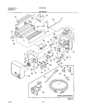 ICE MAKER Diagram and Parts List for FRT18FS5AW2  Frigidaire Refrigerator