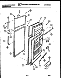 Part Location Diagram of 5318550801 Frigidaire PANEL-INSIDE BEIGE