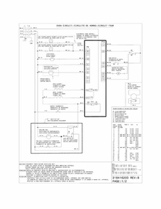 Wiring Diagram Diagram and Parts List for 79048833901  Kenmore Wall Oven