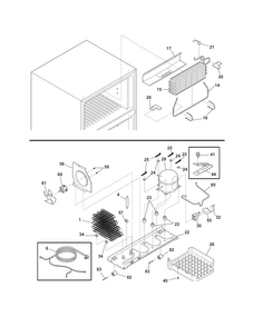 System Diagram and Parts List for FRT21G2NW8  Frigidaire Refrigerator