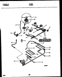 BURNER PARTS Diagram and Parts List for 30-3982-00-02  Tappan Range