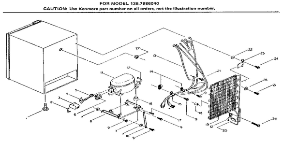 Part Location Diagram of 1221 Maytag Wire harness