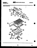 REFRIGERATOR AND DAMPER CONTROL ASS Diagram and Parts List for FPE19TFF0  Frigidaire Refrigerator