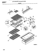 Part Location Diagram of 218820500 Frigidaire TOP PANEL-REFR