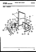 POWER DRY AND MOTOR PARTS Diagram and Parts List for DW7800AWW1  Frigidaire Dishwasher