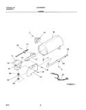 BURNER Diagram and Parts List for GLGQ332AS3  Frigidaire Dryer