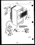 SYSTEM AND AUTOMATIC DEFROST PARTS Diagram and Parts List for TSI210JN0W  Kelvinator Refrigerator