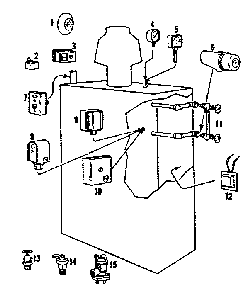 Part Location Diagram of H67A294 Frigidaire Gauge