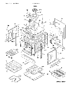 Body Diagram and Parts List for FFEW2426USB  Frigidaire Wall Oven