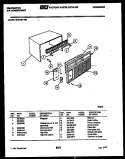 CABINET PARTS Diagram and Parts List for MH310F1QB  Kelvinator Air Conditioner
