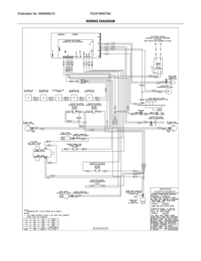 Wiring Diagram Diagram and Parts List for FGGF3685TSA  Frigidaire Range