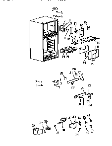 Part Location Diagram of 302038 Maytag Insert mullion