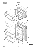Part Location Diagram of 240428802 Frigidaire PANEL-Refrigerator DOOR