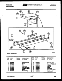 EXTERIOR PARTS Diagram and Parts List for FCDWF135E  Frigidaire Refrigerator