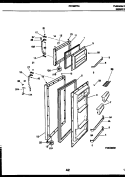 Part Location Diagram of 215278201 Frigidaire PANEL-INNER DOOR