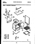 BODY PARTS Diagram and Parts List for 30-2241-00-03  Tappan Range