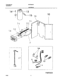CONTROLS Diagram and Parts List for FAS186L2A1  Frigidaire Air Conditioner