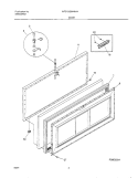 DOOR Diagram and Parts List for WFC20M4HW1  Westinghouse Freezer