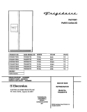 COVER Diagram and Parts List for FRS26HF7BQ4  Frigidaire Refrigerator