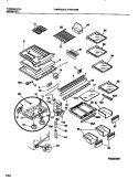 Part Location Diagram of 215002301 Frigidaire Drawer Slide Rail - Left Side