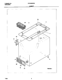 CABINET Diagram and Parts List for GFC05M3EW3  Gibson Freezer