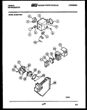 REFRIGERATOR CONTROL ASSEMBLY, DAMP Diagram and Parts List for 95-2497-66-02  Tappan Refrigerator